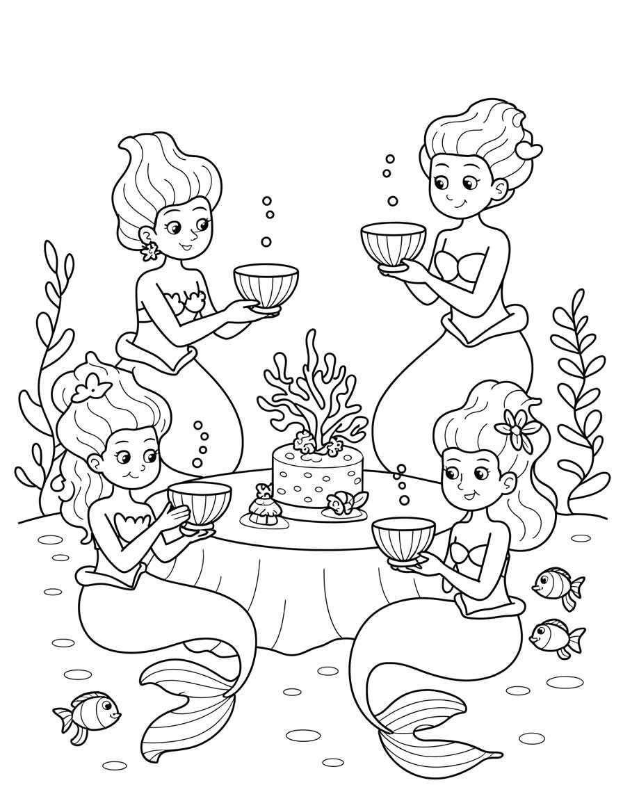 Mermaid Tea Party